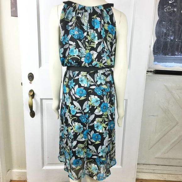 NWT JONES NY Floral Flowing Midi Dress SZ 14 - Picture 1 of 14